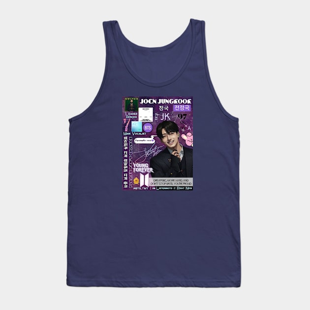 Jungkook Tank Top by Legacy of Self-Expression Art